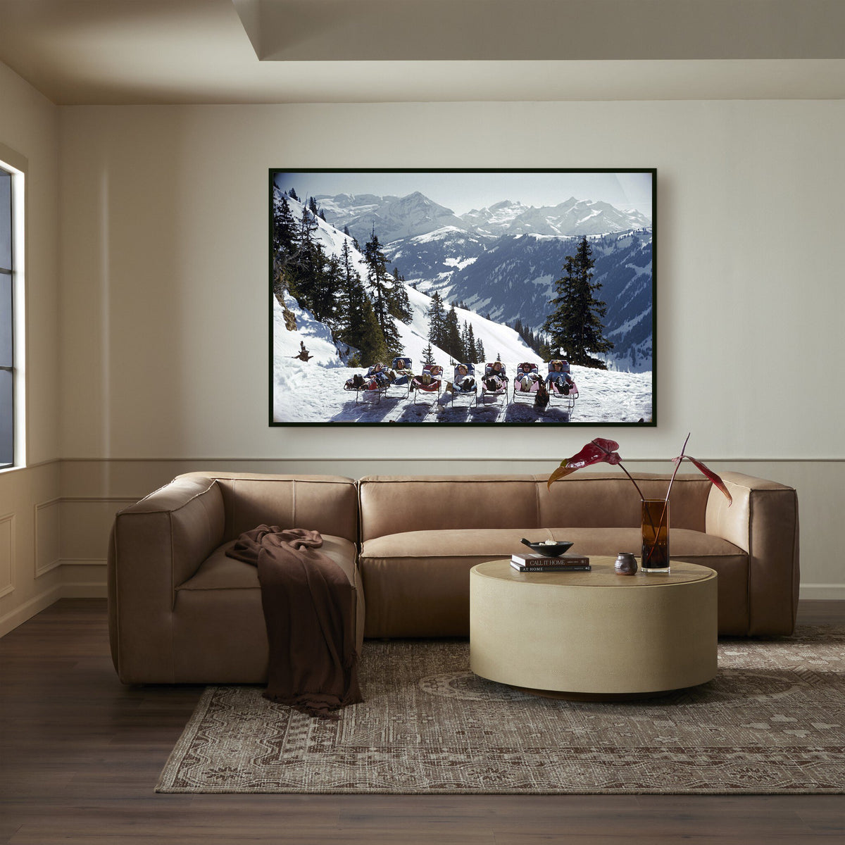 Lounging In Gstaad By Slim Aarons