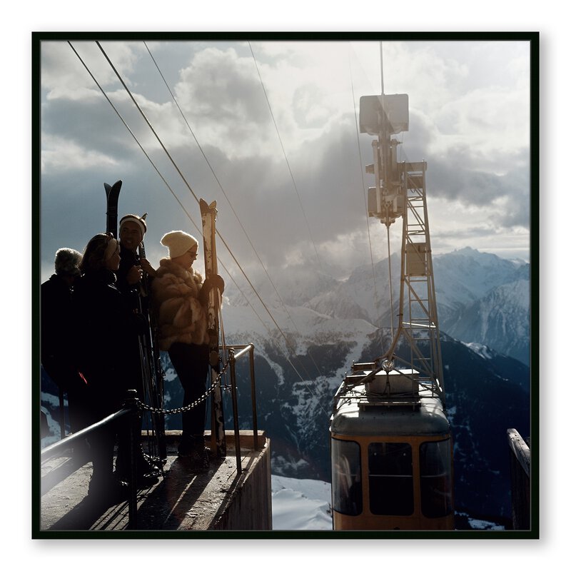 Alpine Skiing By Slim Aarons