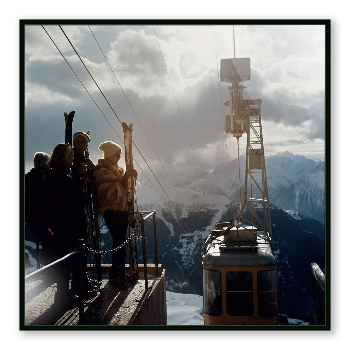 Alpine Skiing By Slim Aarons