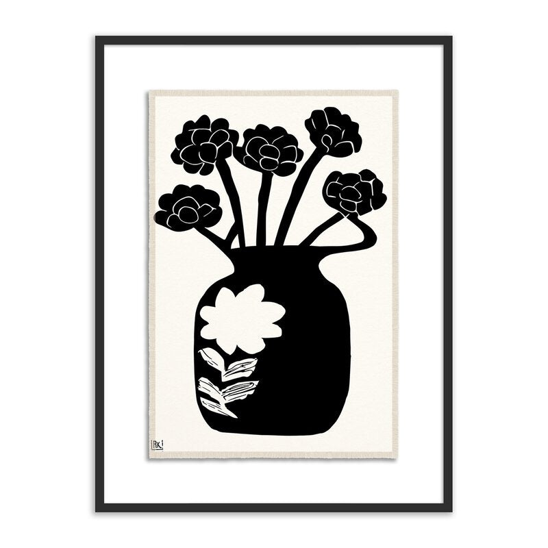 Woodblock Floral Iv By Roseanne Kenny - Four Hands (250783-002)