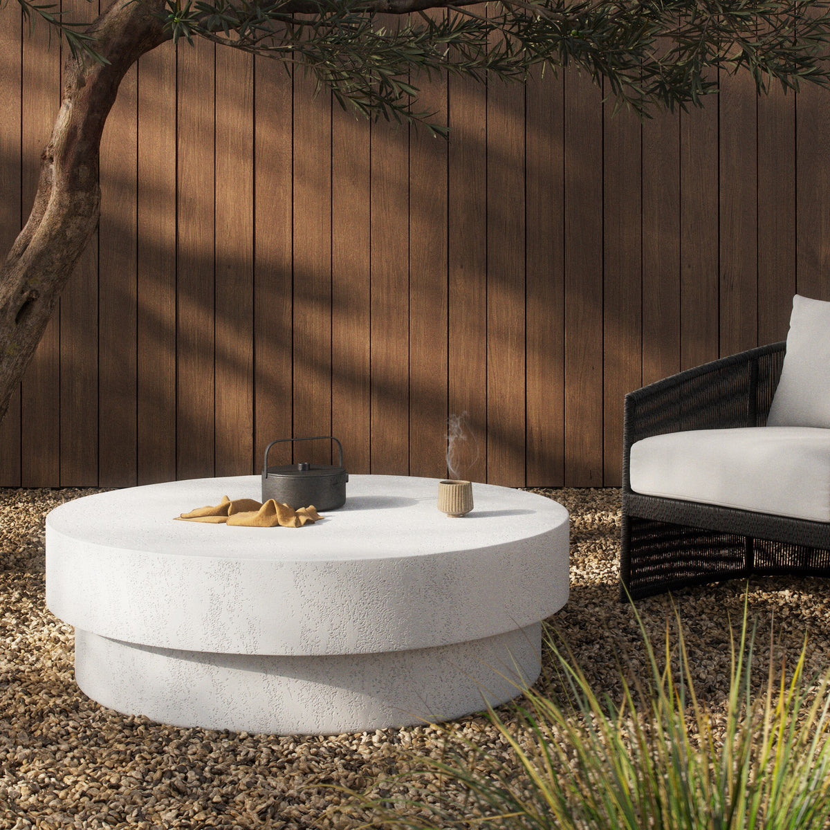 Kesia Outdoor Coffee Table-48"