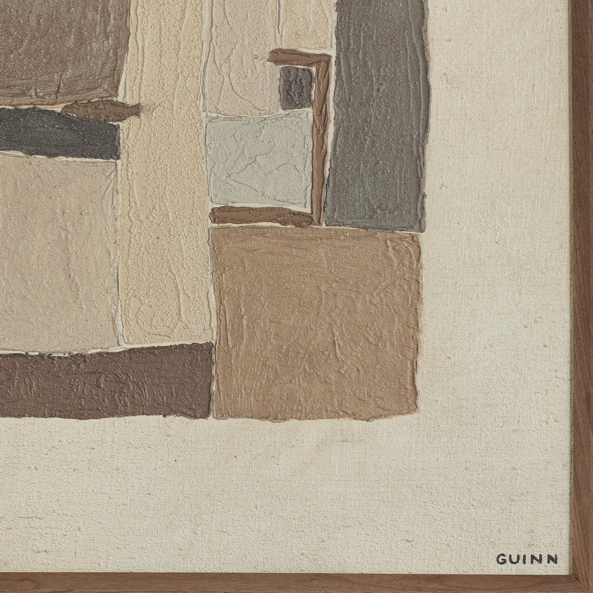 a close up of a painting