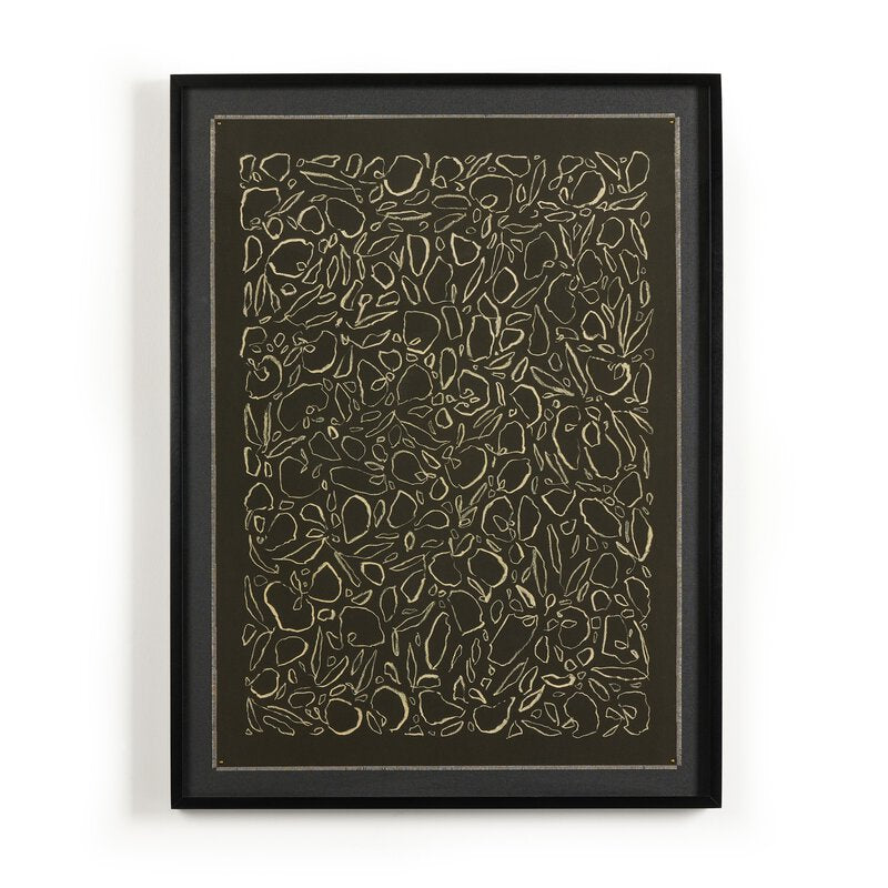 Cream On Black Glimmer By Laurel-Dawn Latshaw - Four Hands (250902-004)