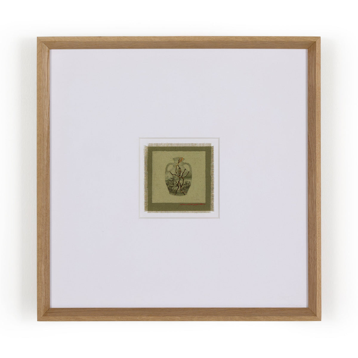 a framed picture of a flower