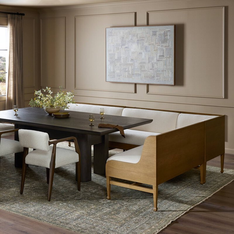 Priscilla Dining Banquette L Shape 113"
