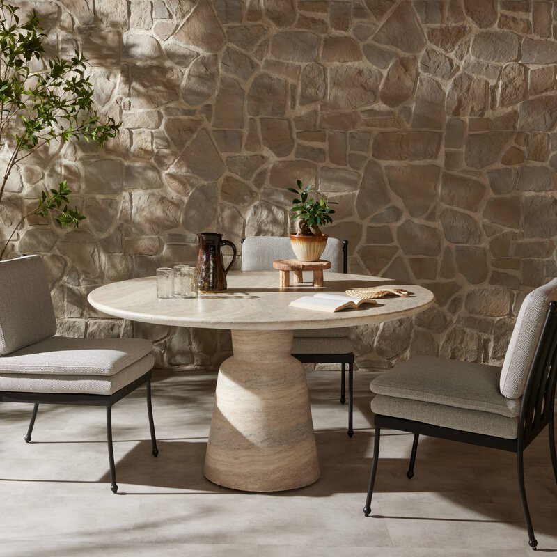 Marsh Outdoor Dining Table-55''