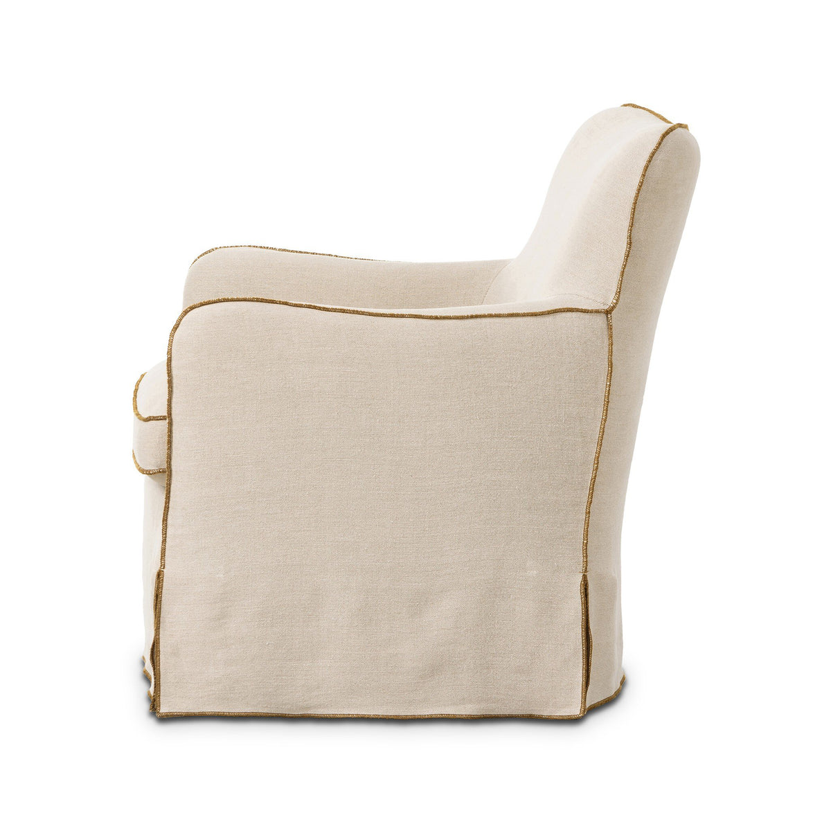 Devon Slipcover Swivel Chair