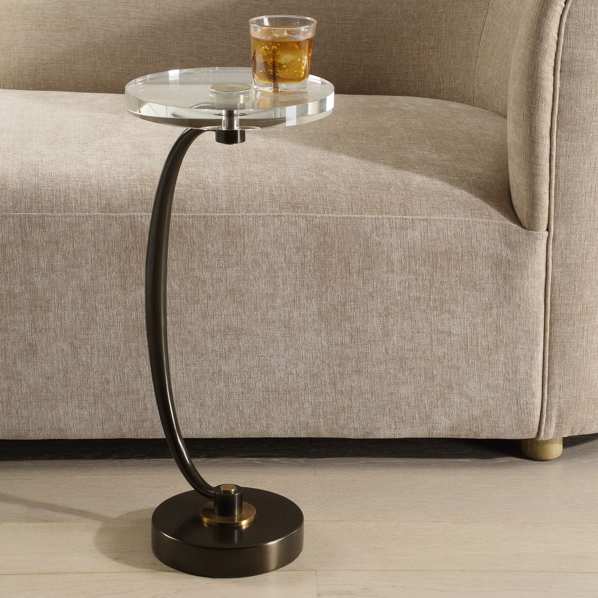Waveney Drink Table, Bronze