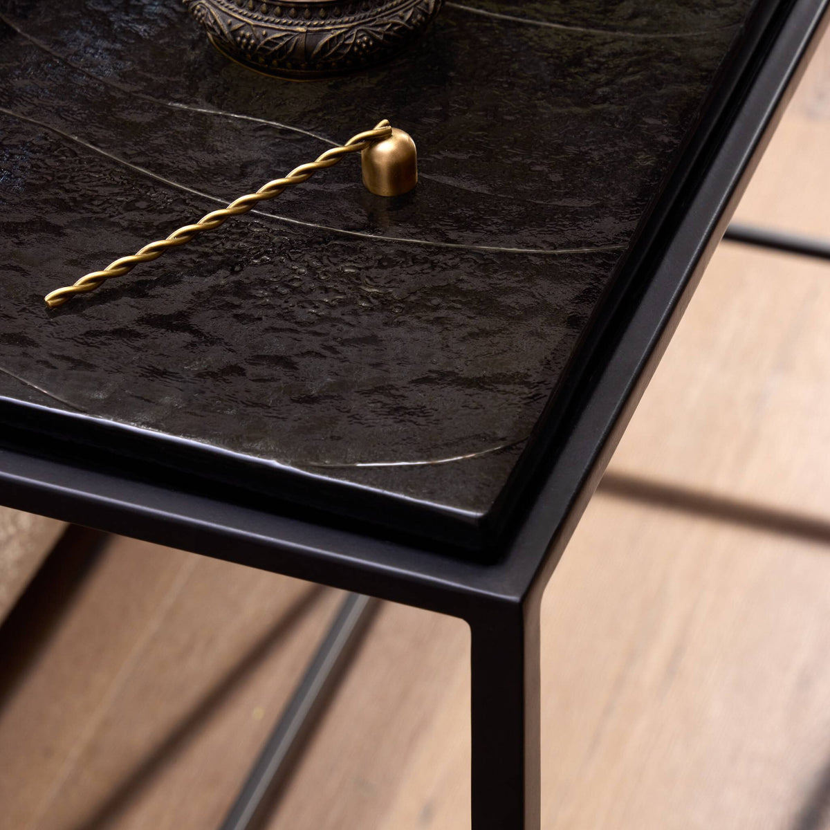 Dalston Cast Glass Console Table