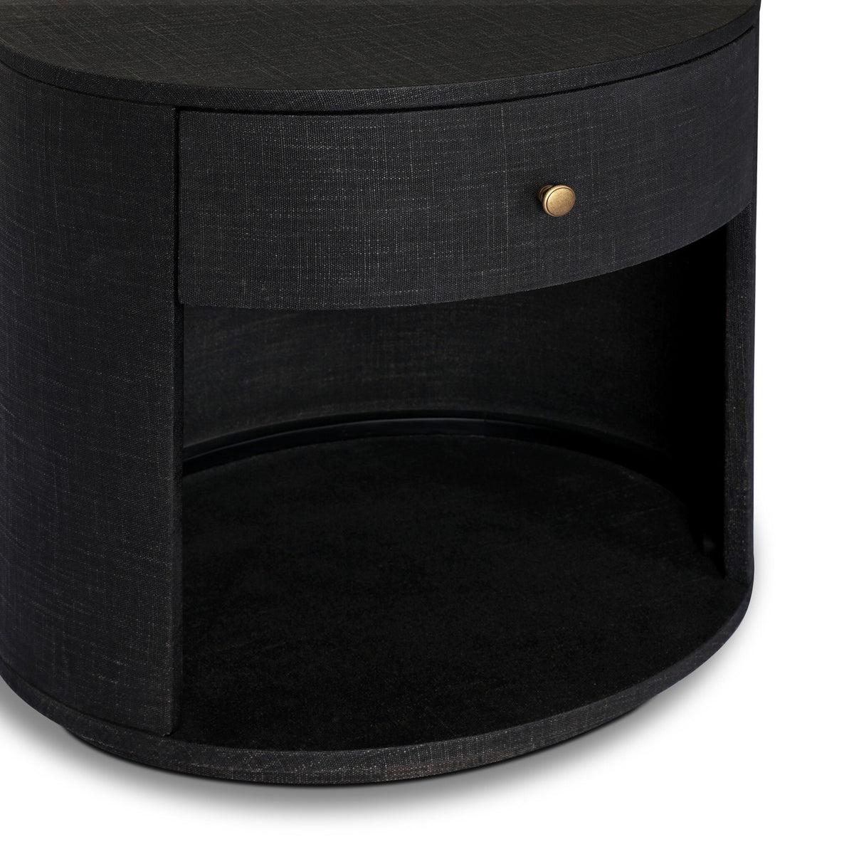 Amelia Oval One Drawer Nightstand