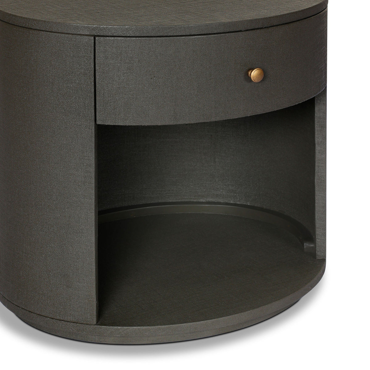 Amelia Oval One Drawer Nightstand