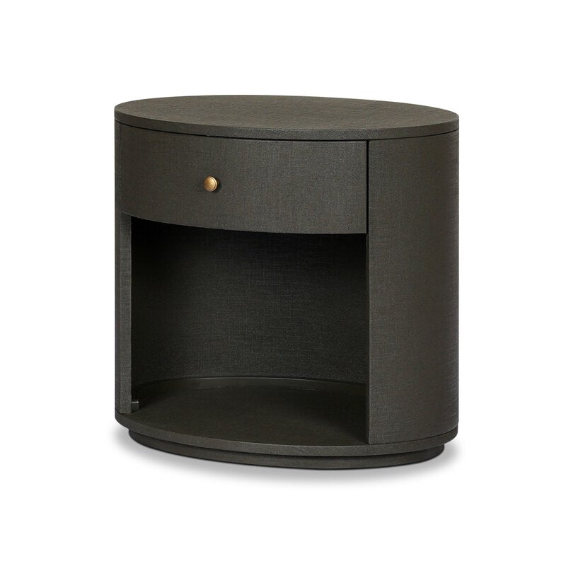 Amelia Oval One Drawer Nightstand