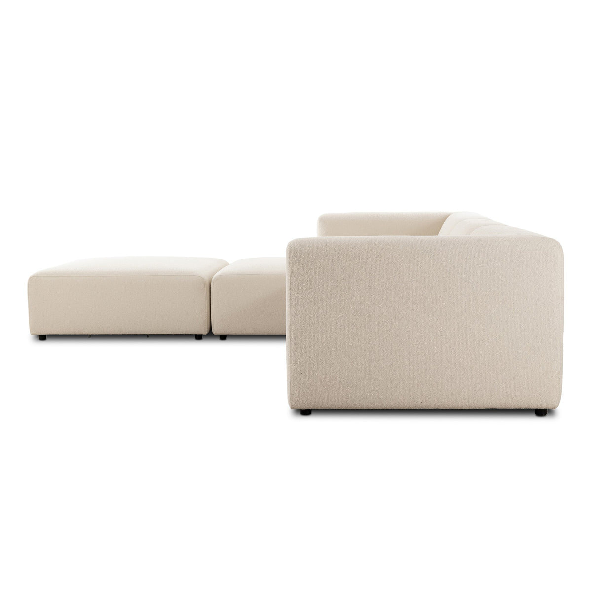 Lawndale 3pc Laf Sectional W/ Ottoman