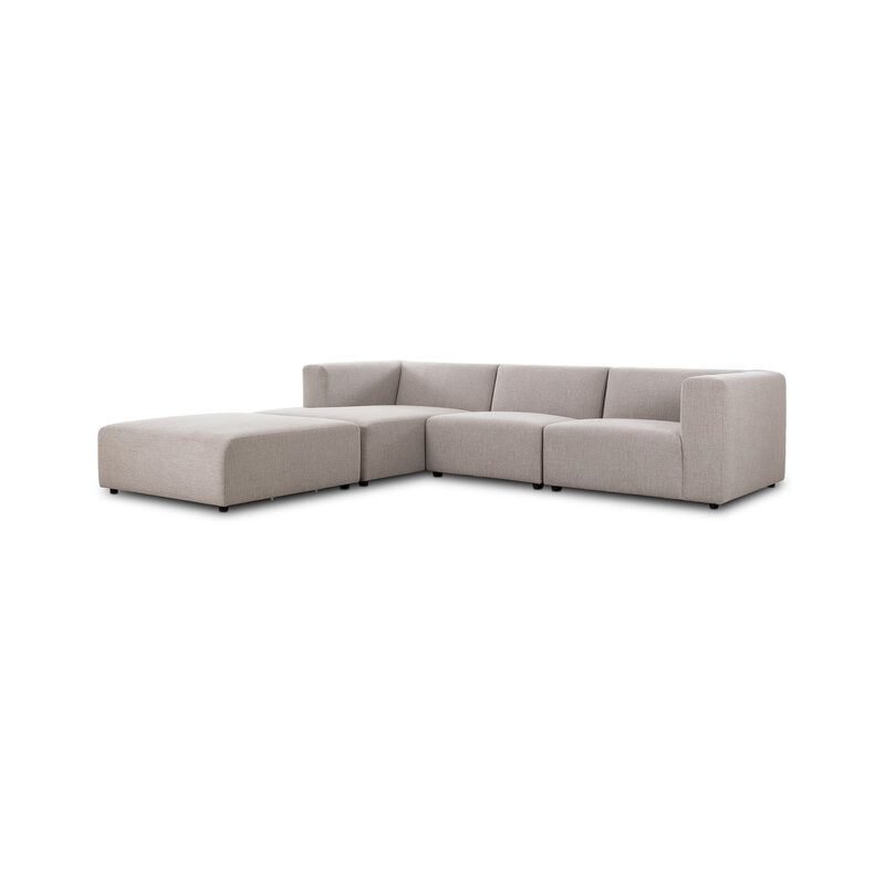 Lawndale 3pc Laf Sectional W/ Ottoman