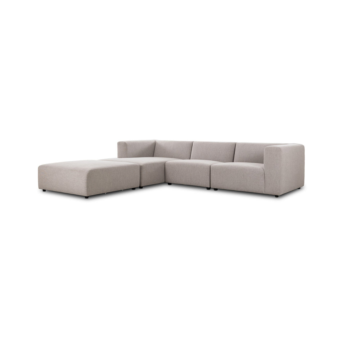 Lawndale 3pc Laf Sectional W/ Ottoman