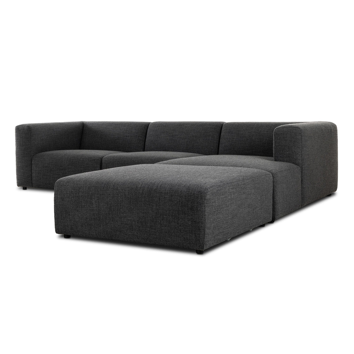 Lawndale 3pc Raf Sectional W/ Ottoman