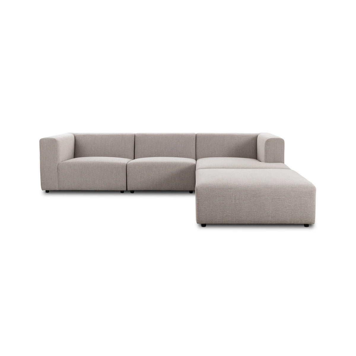 Lawndale 3pc Raf Sectional W/ Ottoman