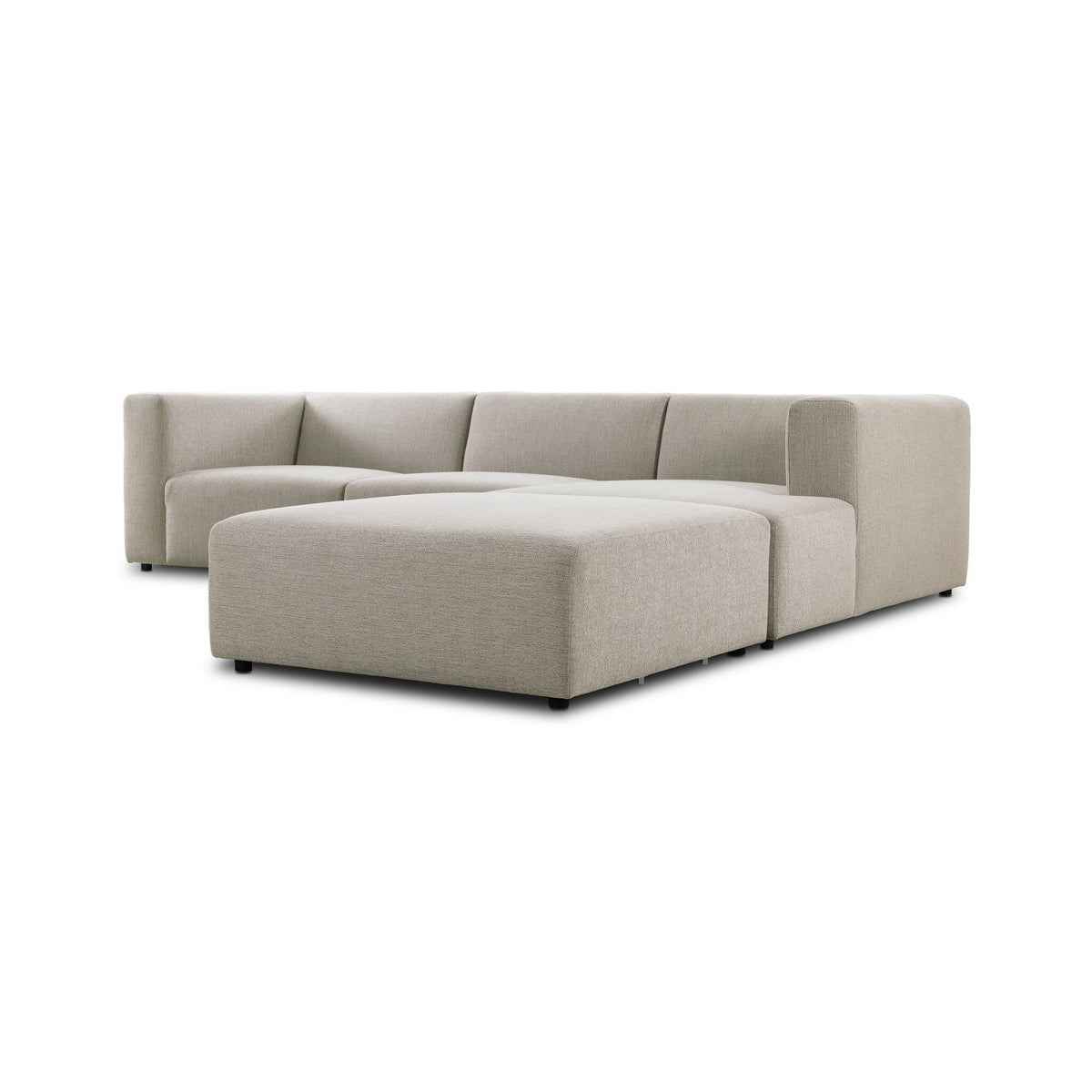 Lawndale 3pc Raf Sectional W/ Ottoman