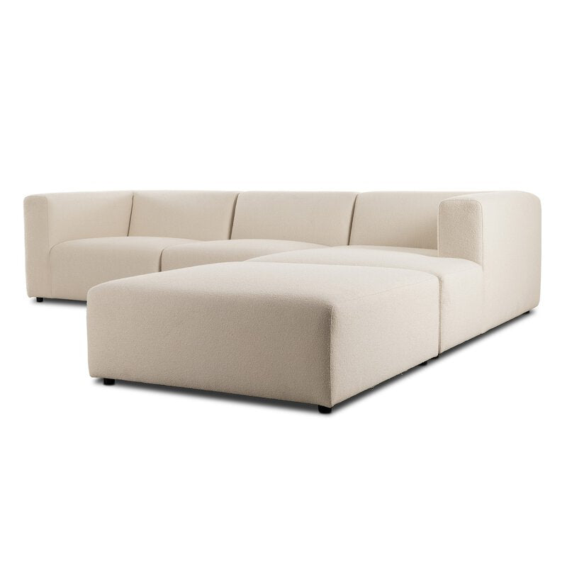 Lawndale 3pc Raf Sectional W/ Ottoman