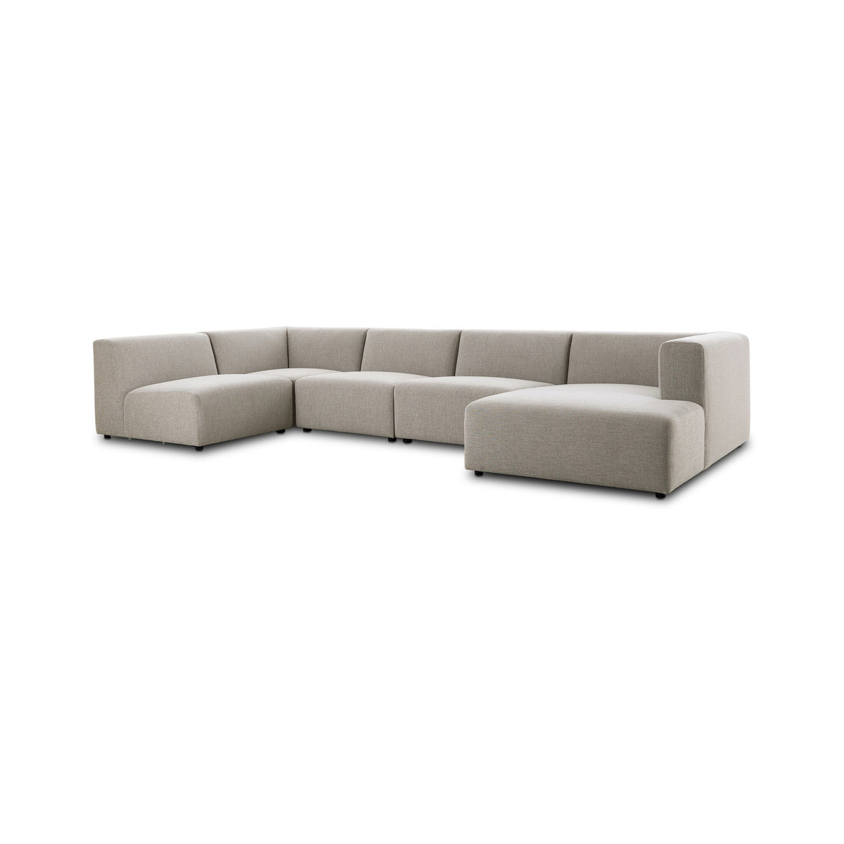 Lawndale 5pc Sectional W/ Rafc