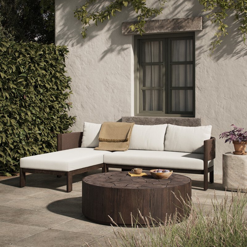 Delancy Outdoor 2pc Sectional-Laf Chaise