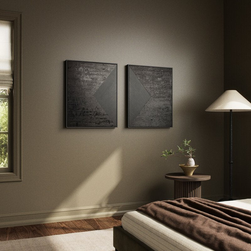 Triangle Diptych By The Holly Collective - Four Hands (252795-001)