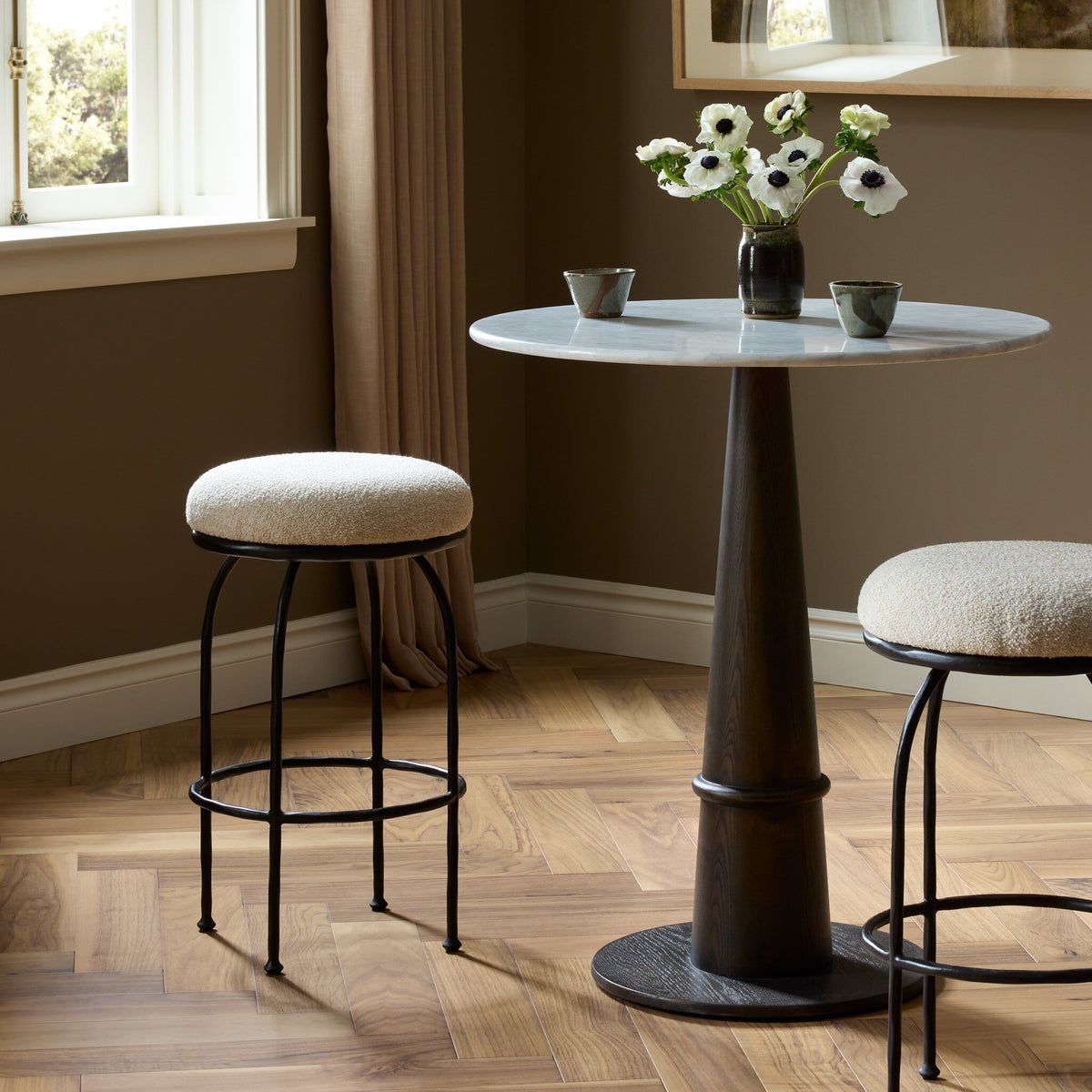 Larisa Swivel Bar + Counter Stool