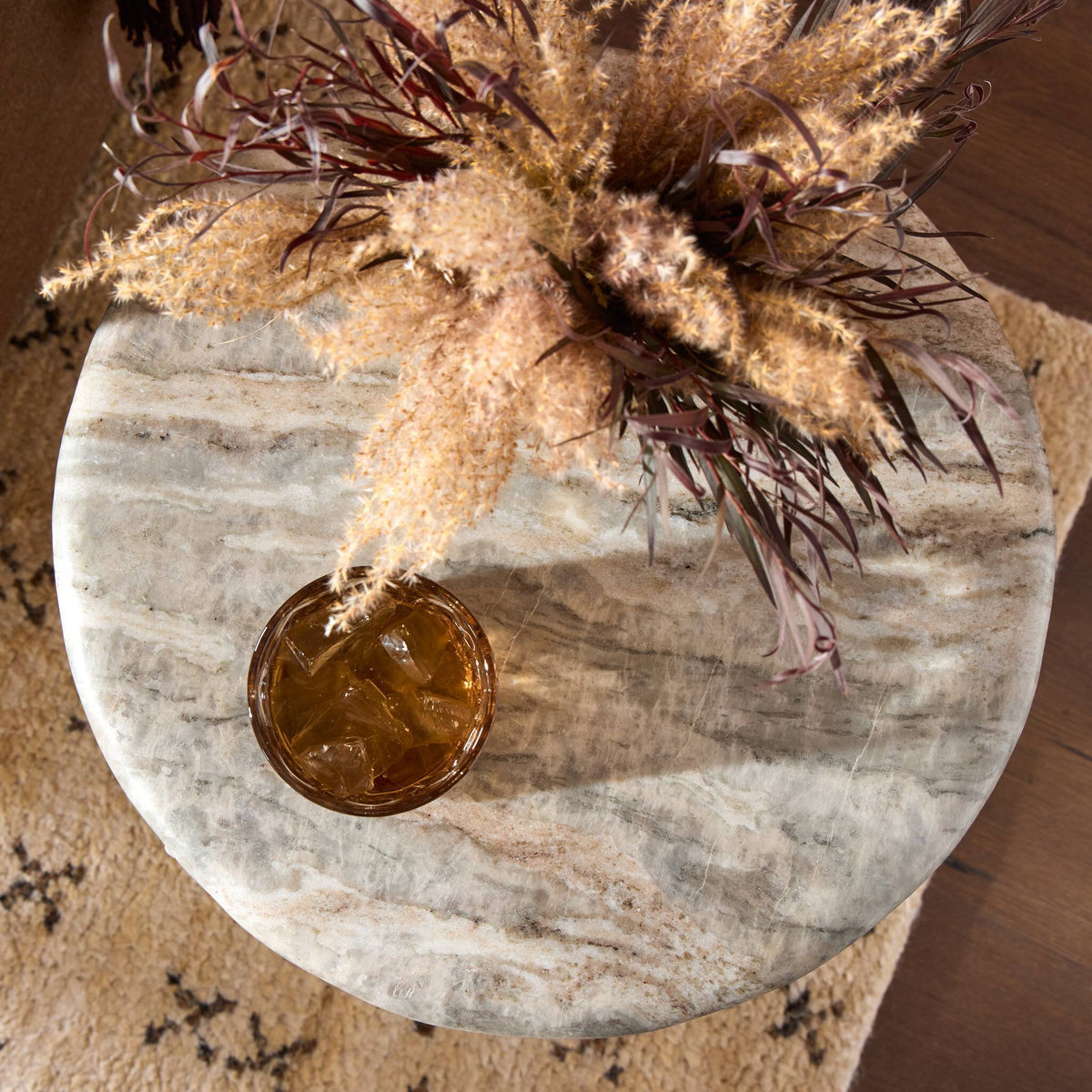 Waylie Small Marble End Table