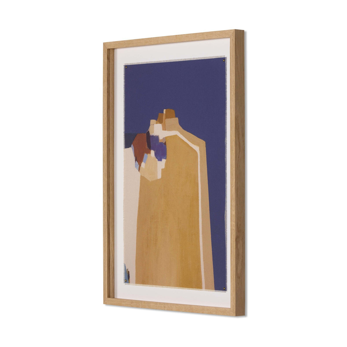 a framed picture of a building