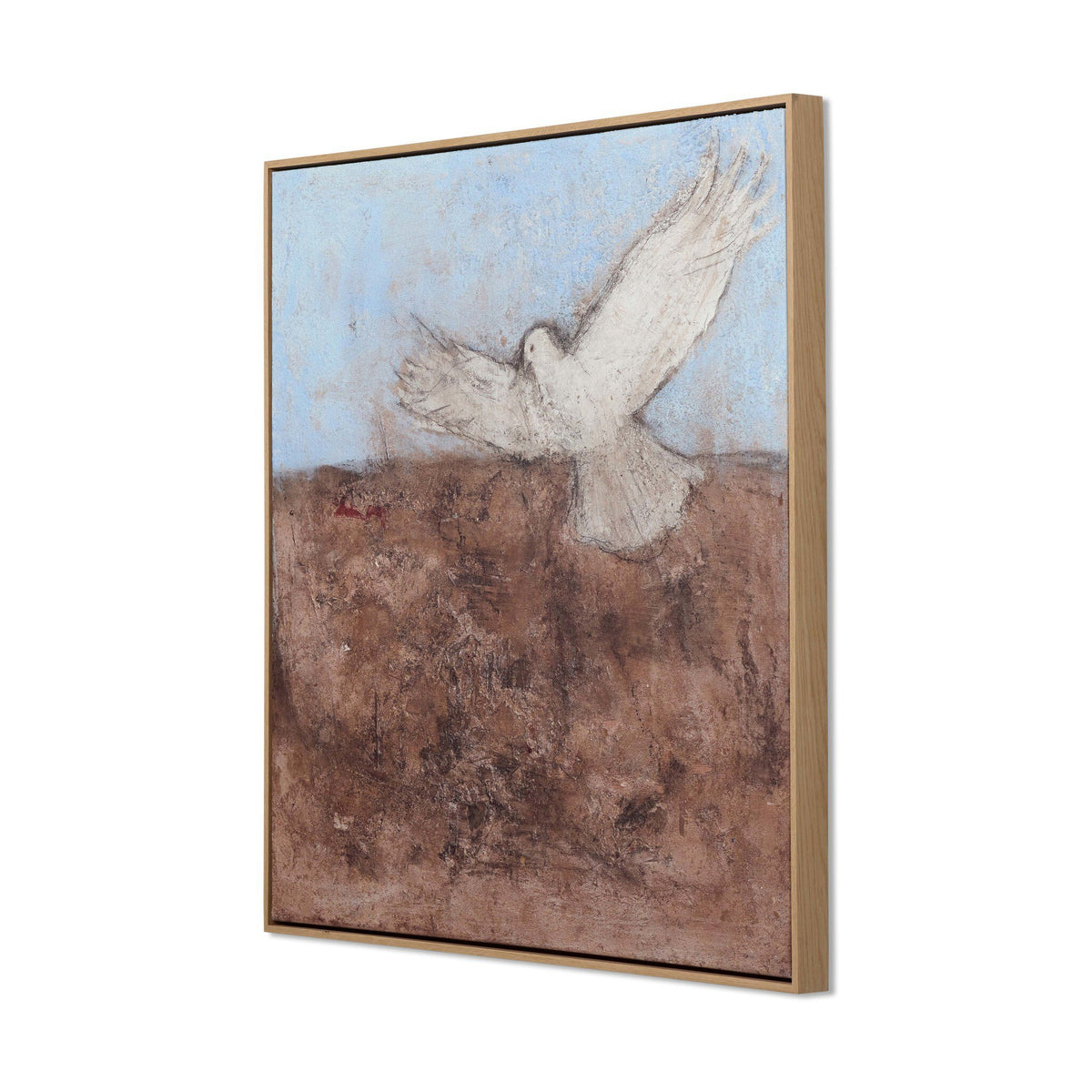 a painting of a bird