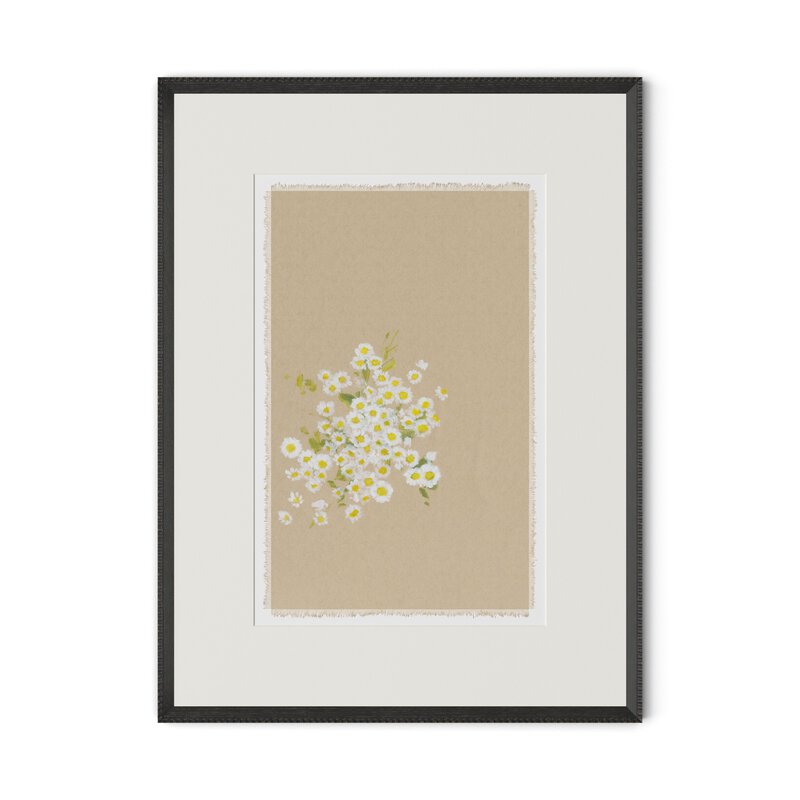a picture frame with a bouquet of flowers