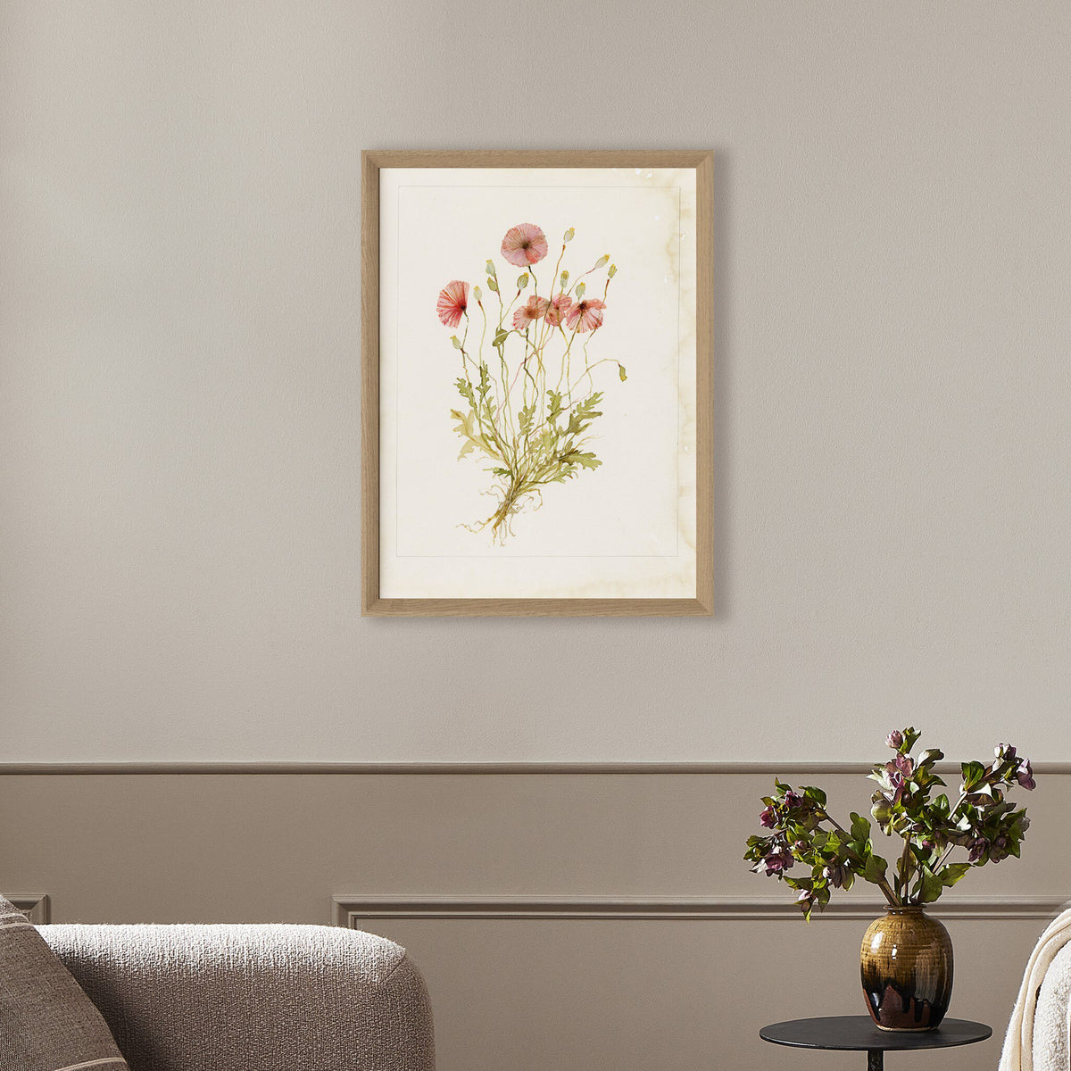 Papaveraceae No. 2 By Laurel-Dawn Latshaw - Four Hands (254408-003)