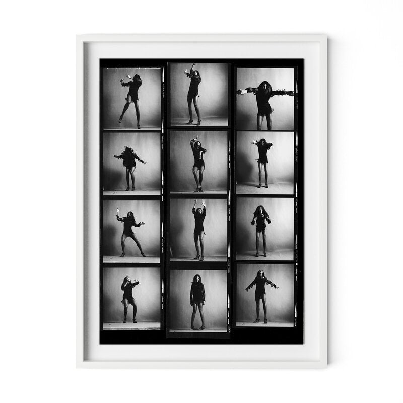 Tina Turner Contact Sheet By Getty Images
