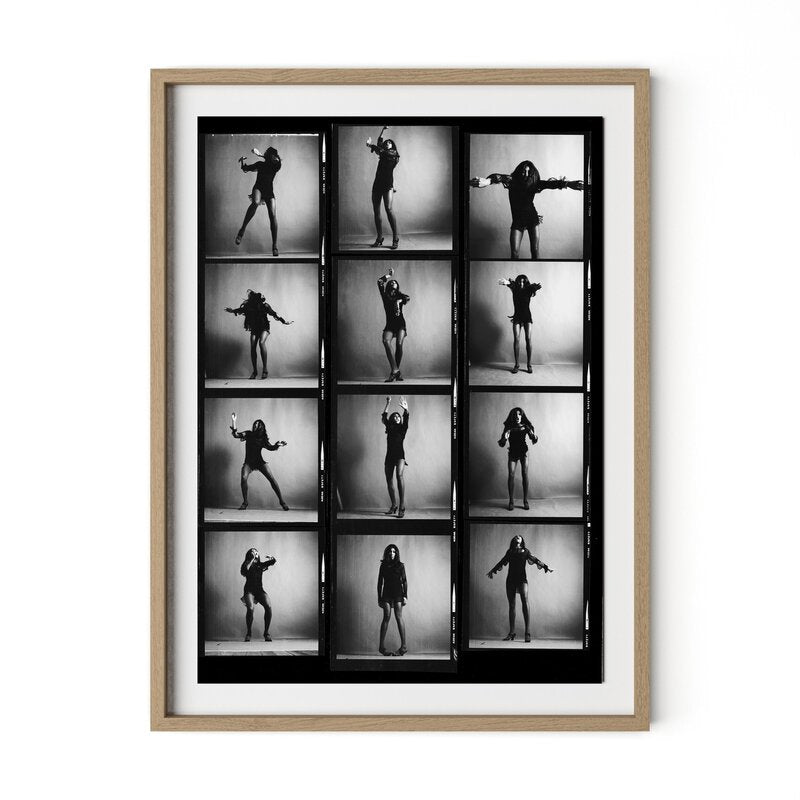 Tina Turner Contact Sheet By Getty Images