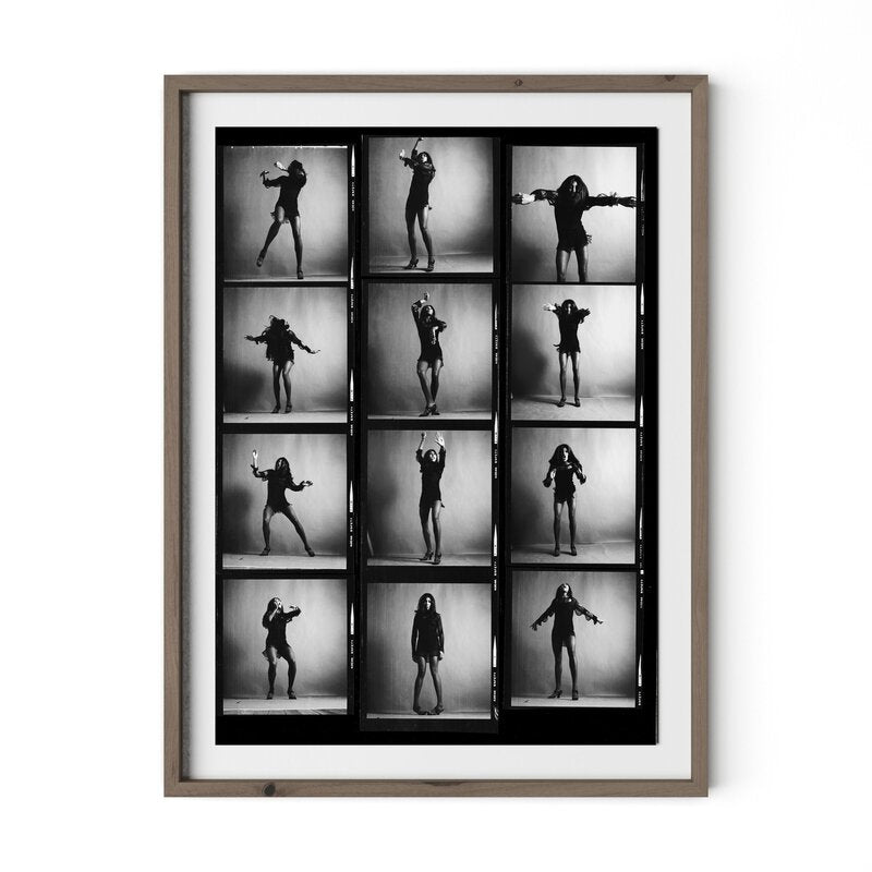Tina Turner Contact Sheet By Getty Images