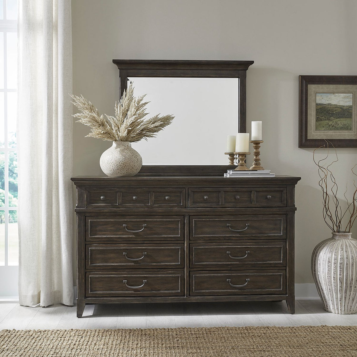 297-BR-DM - Dresser & Mirror - Liberty Furniture