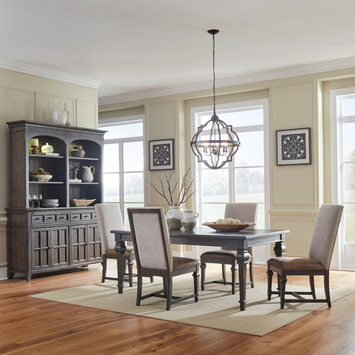 297-DR-O5RLS - Opt 5 Piece Rectangular Table Set - Liberty Furniture