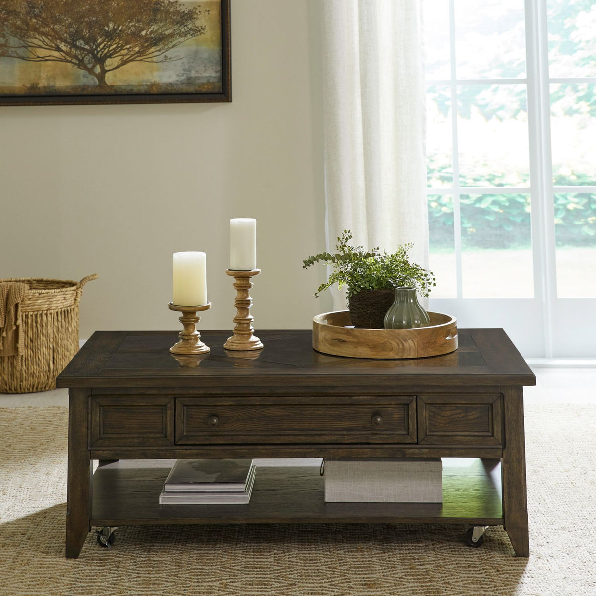 297-OT1010 - Rectangular Cocktail Table - Liberty Furniture
