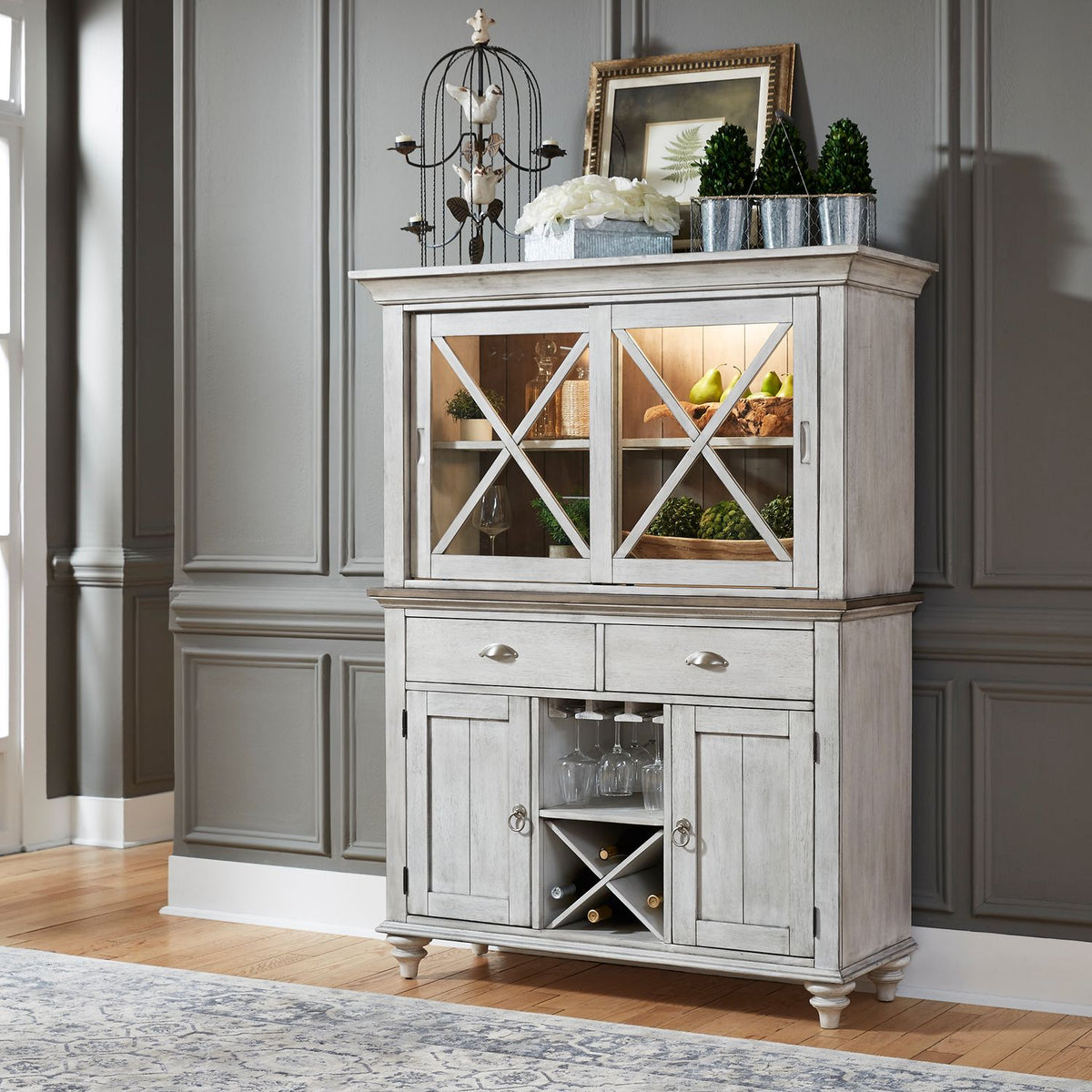 303W-CD-HB - Hutch & Buffet - Liberty Furniture