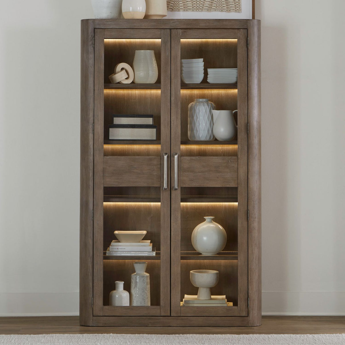306-CH4880 - Bunching Display Cabinet - Liberty Furniture