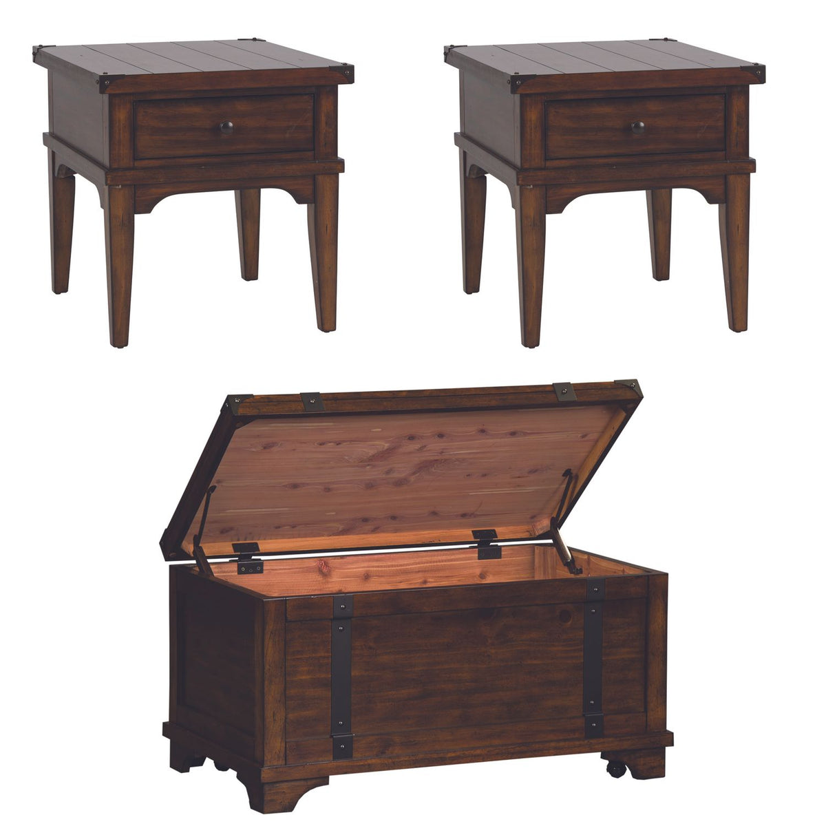 316-OT-3PCS - 3 Piece Set (1-Cocktail 2-End Tables) - Liberty Furniture