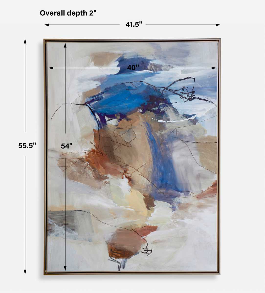 Subtle Nuances Framed Canvas