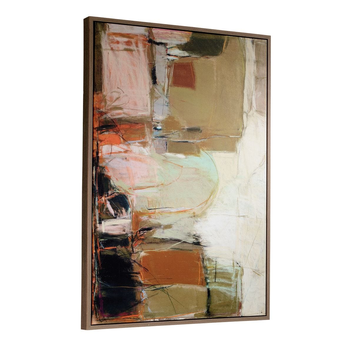 Palace Walls Framed Canvas