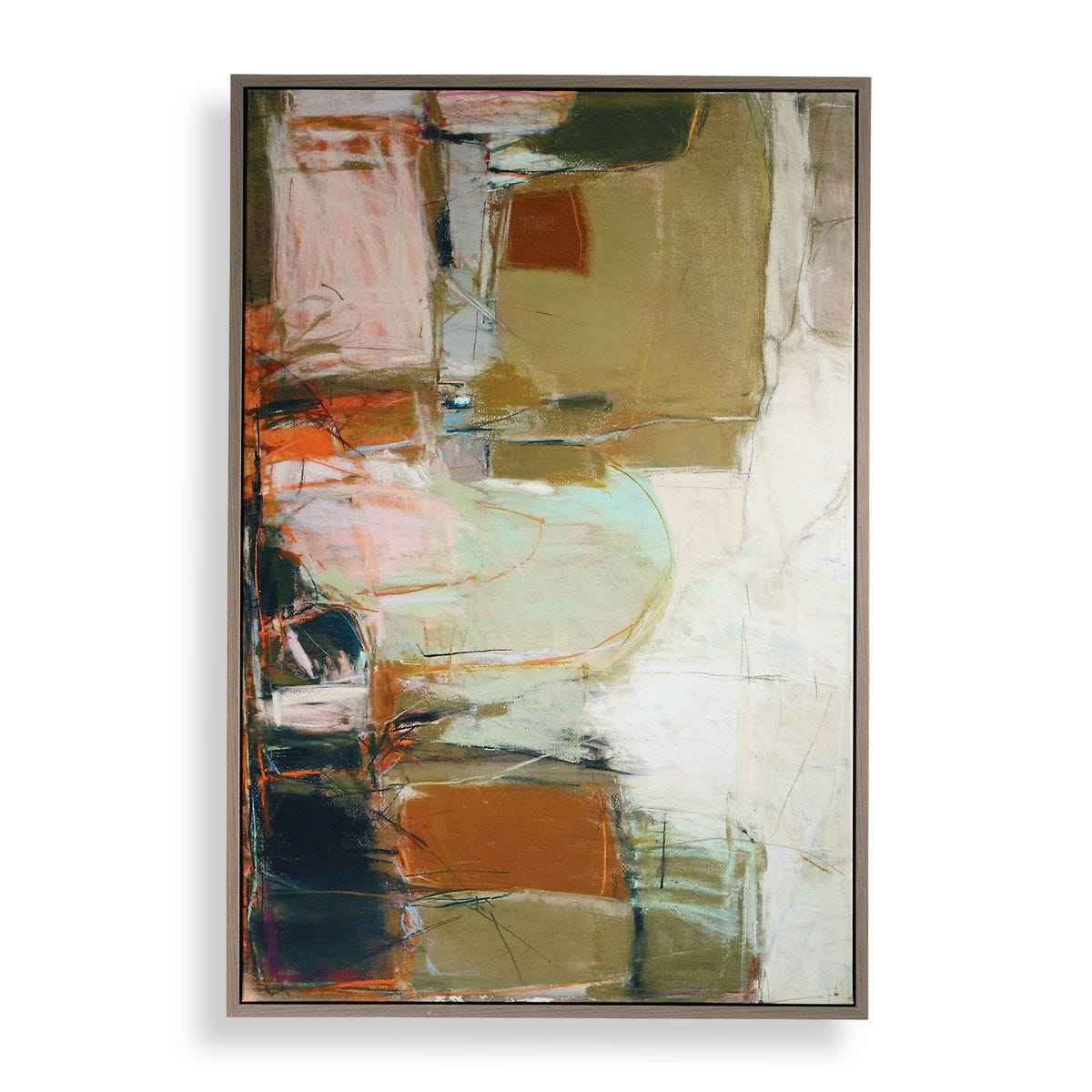 Palace Walls Framed Canvas
