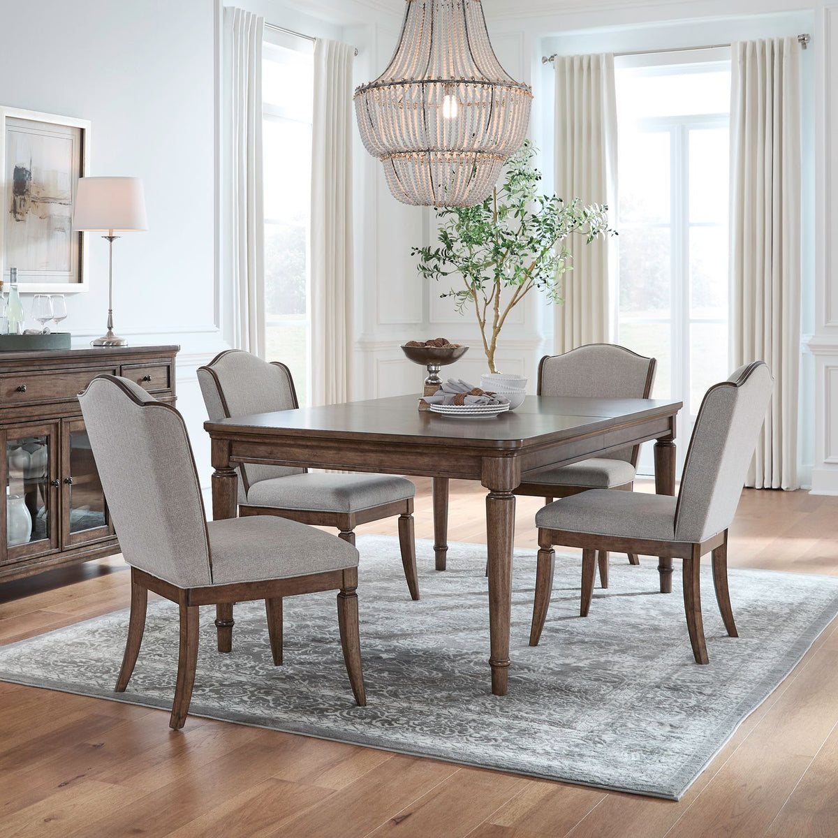 336-DR-5RLS - 5 Piece Rectangular Table Set - Liberty Furniture