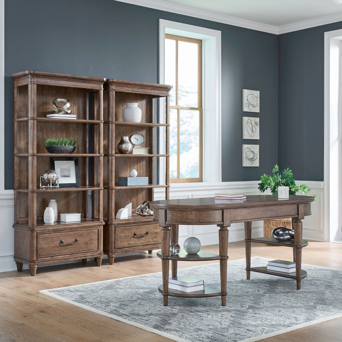 336-HO-3DS - 3 Piece Desk Set - Liberty Furniture