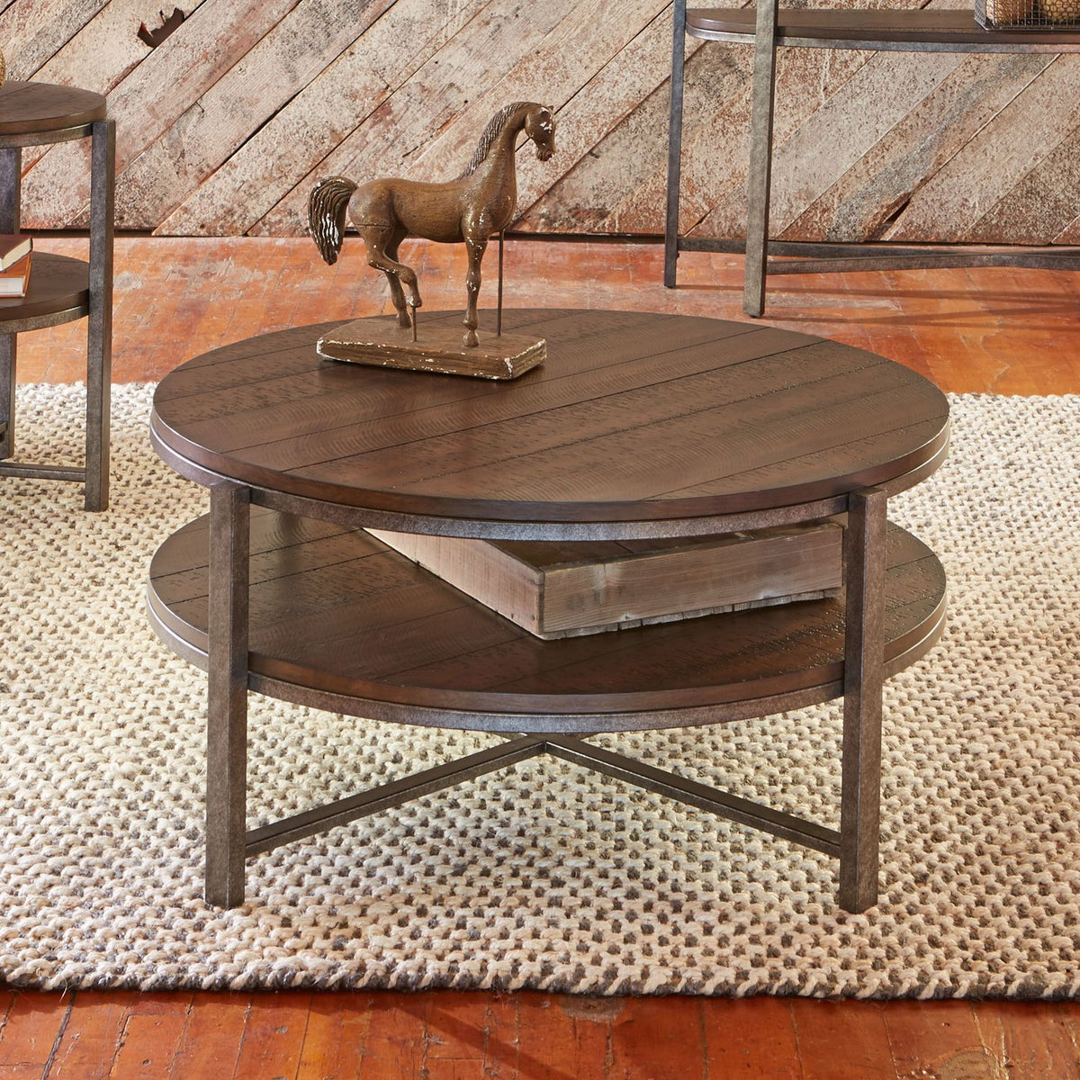 348-OT1010 - Round Cocktail Table - Liberty Furniture