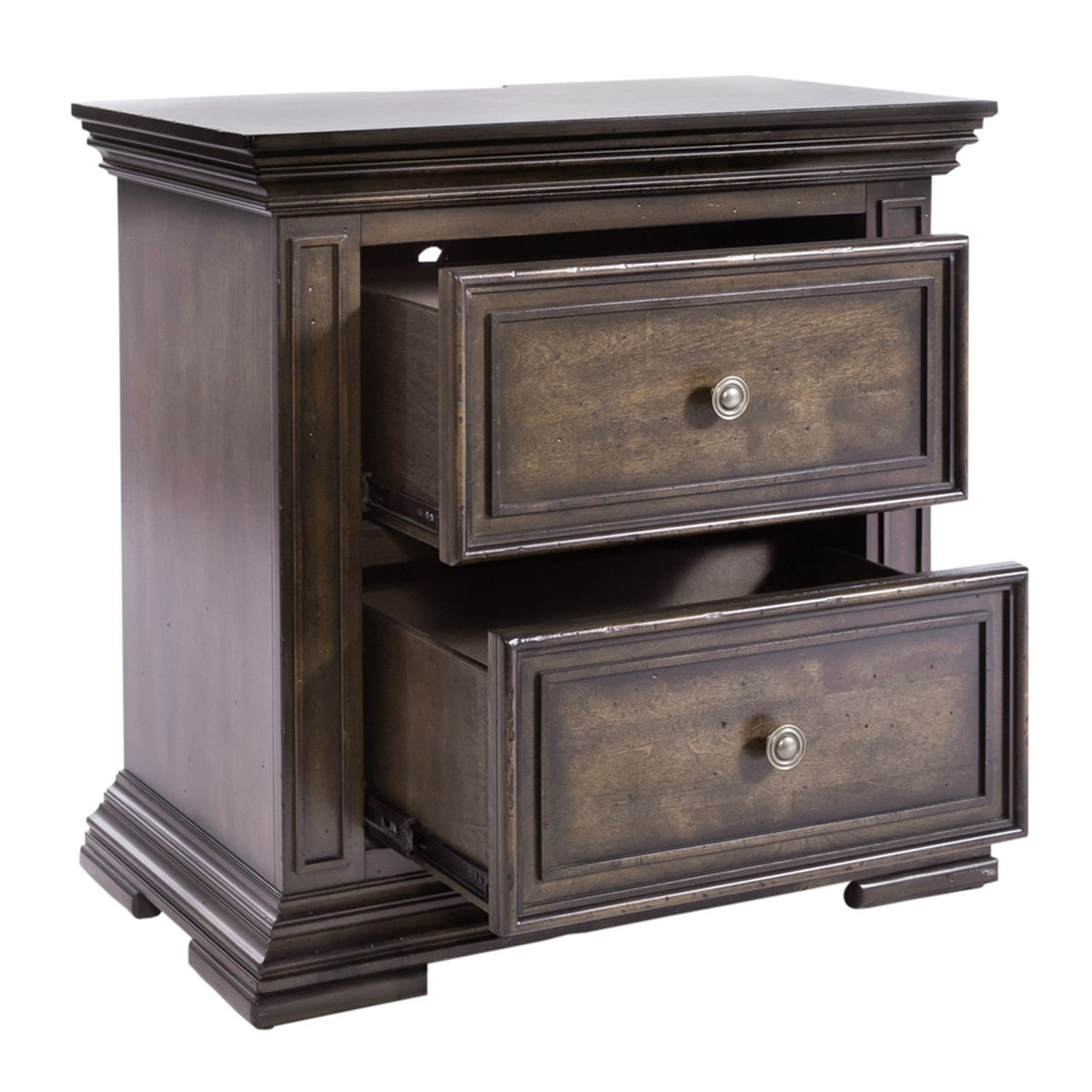 361-BR61 - 2 Drawer Night Stand w/ Charging Station - Liberty Furniture