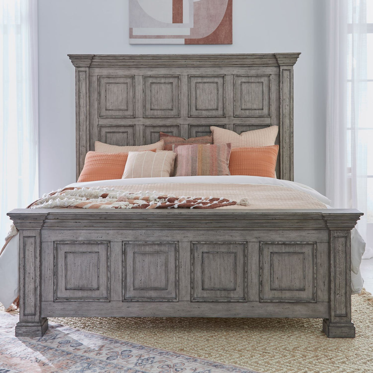 361G-BR-KPB - King Panel Bed - Liberty Furniture