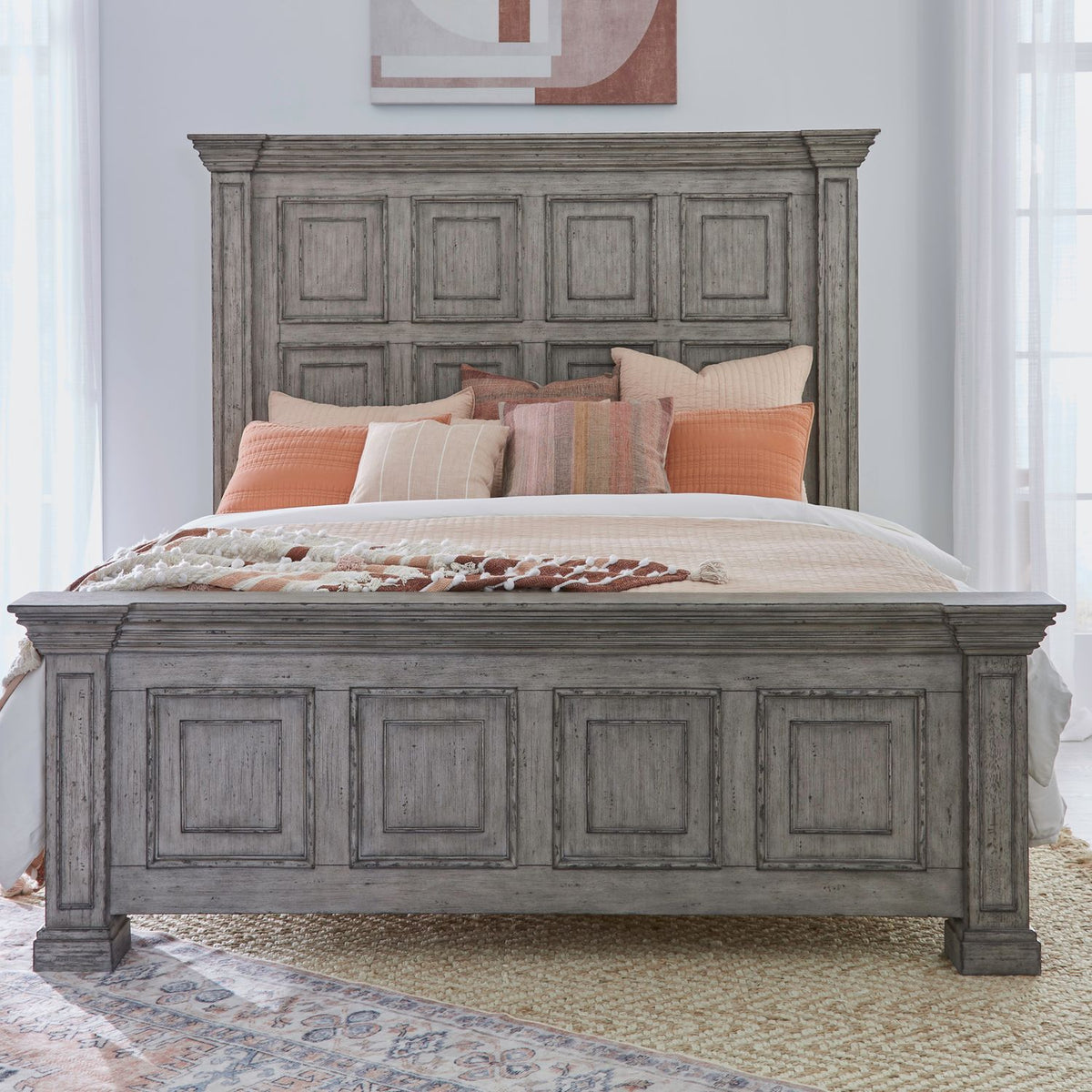 361G-BR16 - King Mansion Footboard - Liberty Furniture